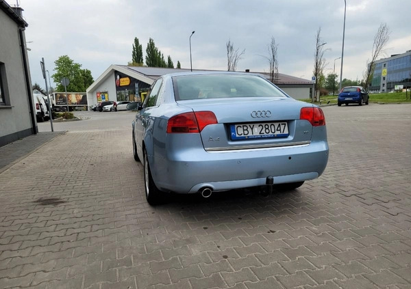 Audi A4 cena 17900 przebieg: 33500, rok produkcji 2007 z Żory małe 211